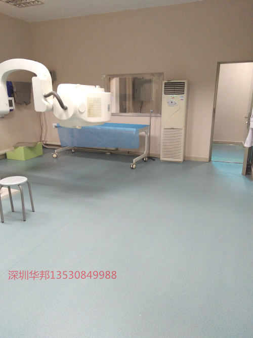 医院用同质透心PVC地板胶首选深圳华邦